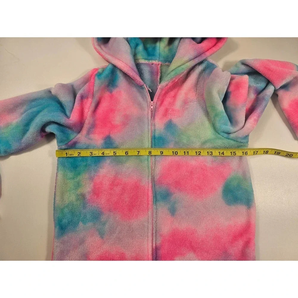 Full zip plushie furry costume size small unicorn Halloween cosplay rainbow